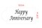 Happy Anniversary Cake Stencil | C012 by Designer Stencils | Stencils for Royal Icing, Airbrush, Dusting Powder |